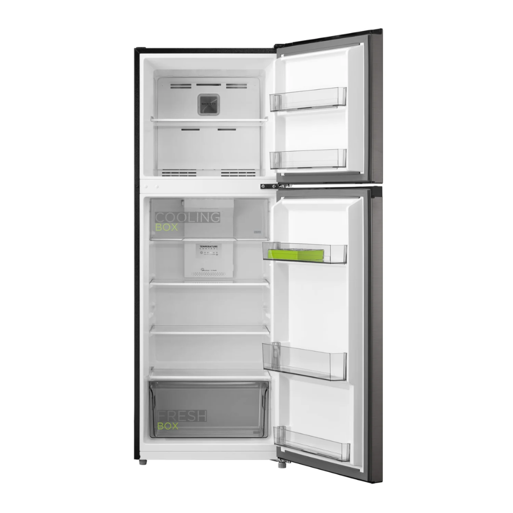 236L Top Mount Fridge Freezer 3 Years Warranty - Jazz Black