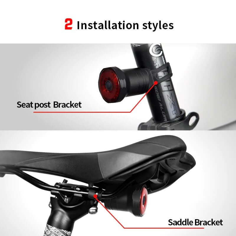 Lightweight bike rear lamp