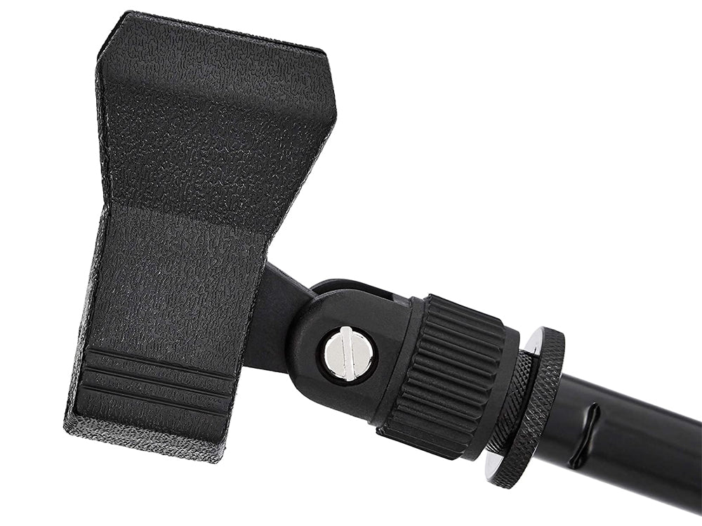 Microphone stand side view