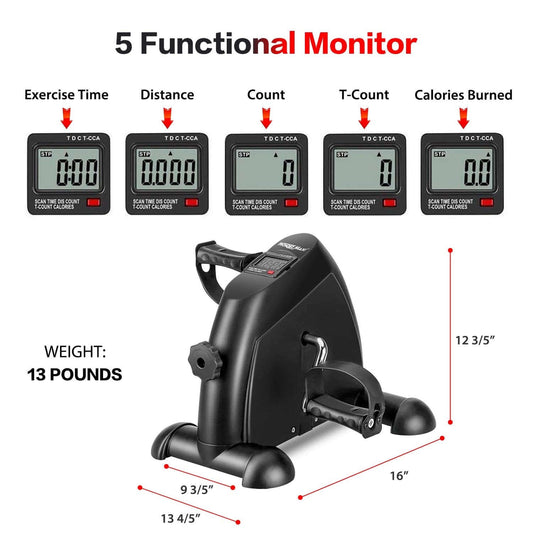Portable home fitness bike