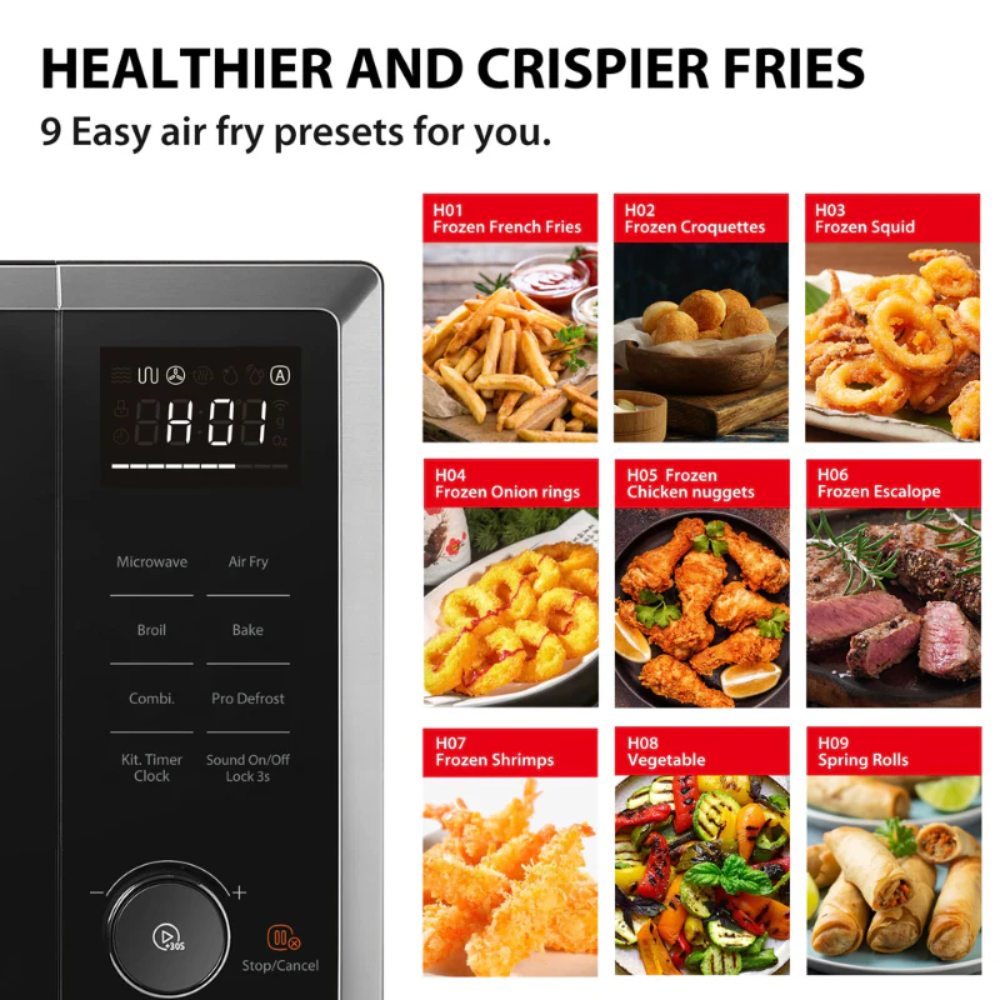 Toshiba 26L Microwave Oven with Air Fry Function ML2-EC26SF(BS)