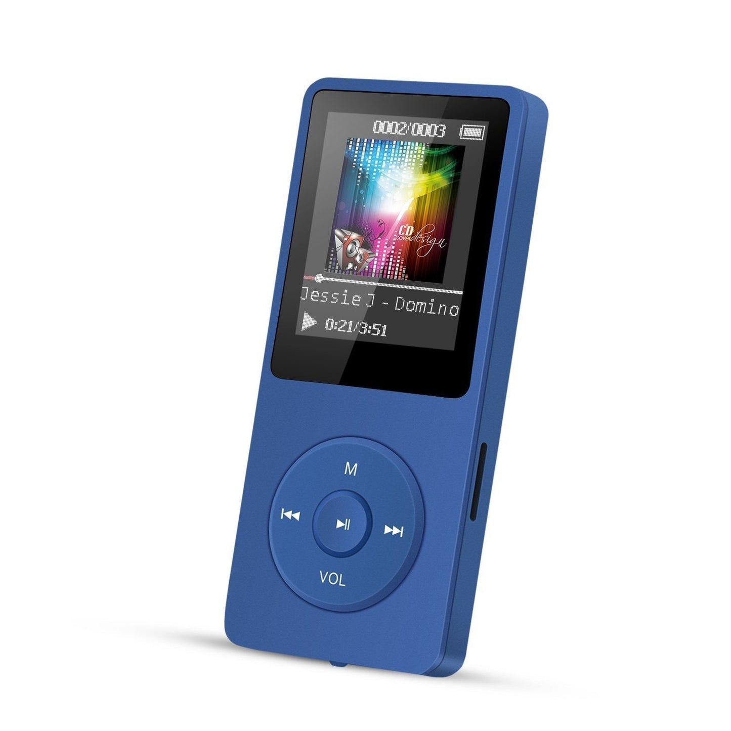 Portable music player slim design