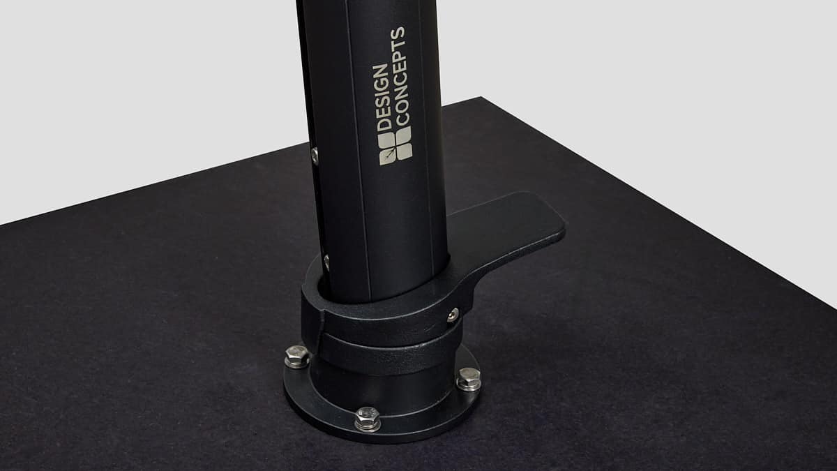 MALIBU CANTILEVER UMBRELLA – BLACK 3M