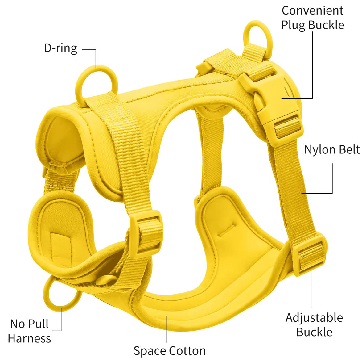 Dog Harness | Yellow