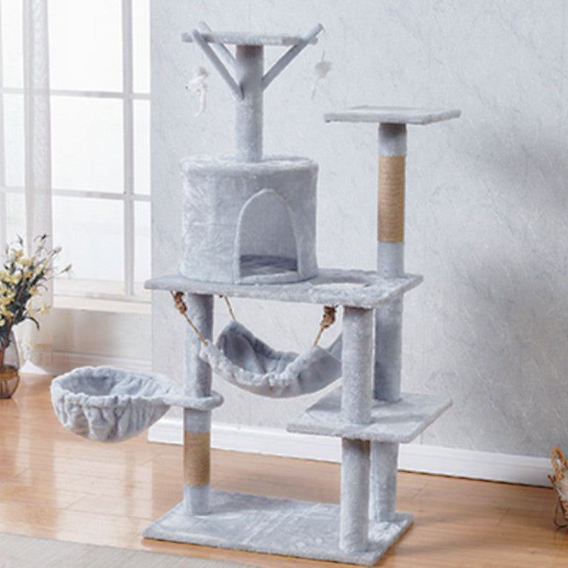 Cat Tree Scratching Post with Mouse 125CM