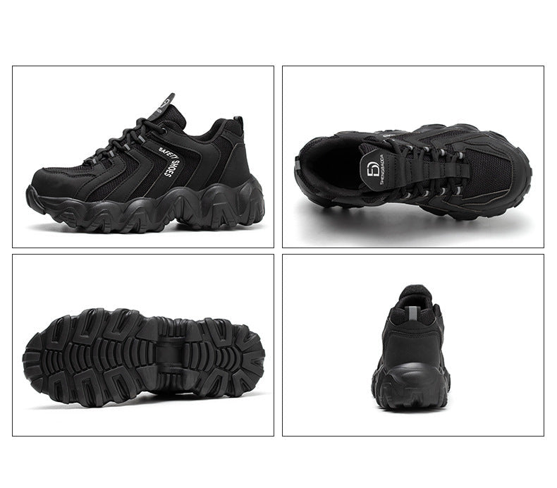 Steel Toe Work Shoes Safety Sneakers Industrial Shoes Lightweight Puncture Proof