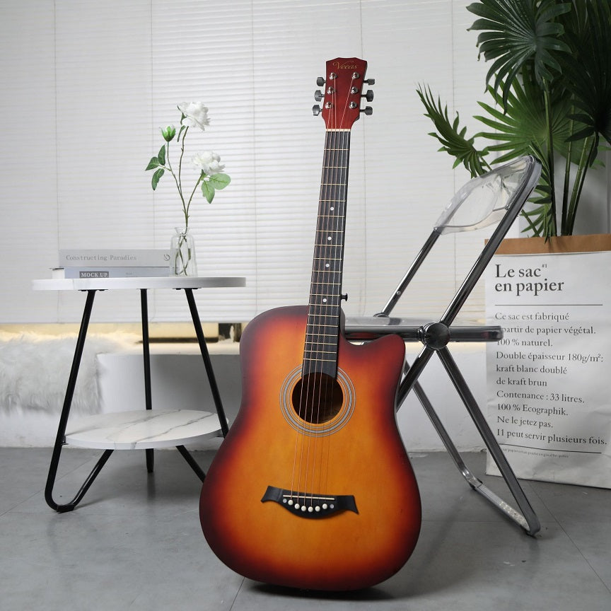 ORANGE 38" Wooden Acoustic Guitar