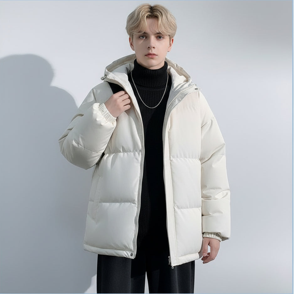 Men's Winter Jacket White XL - 4XL