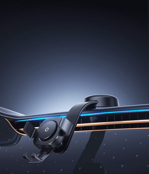 Mobile Phone Car Holder Dashboard Clamping Mount