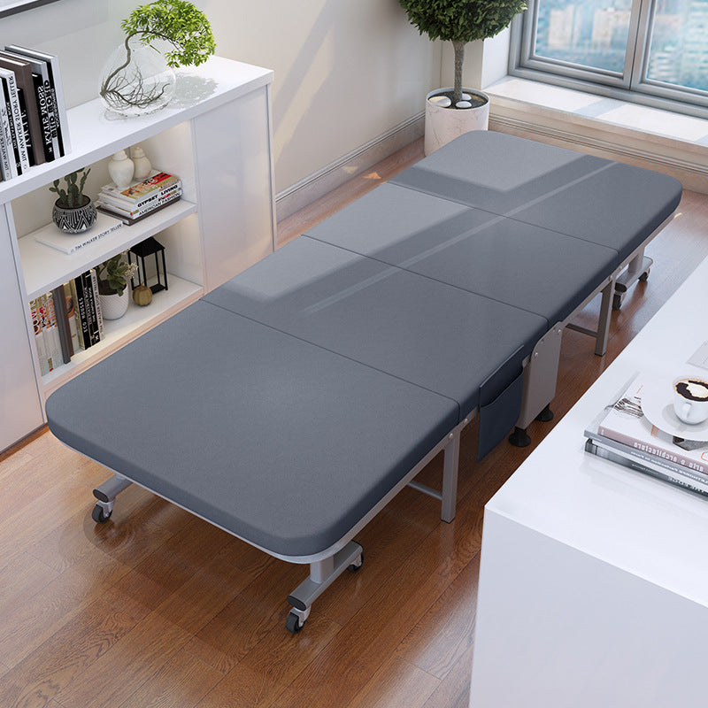 Portable Deluxe Folding Bed Mattress Pillow Indoor Folding 190cm