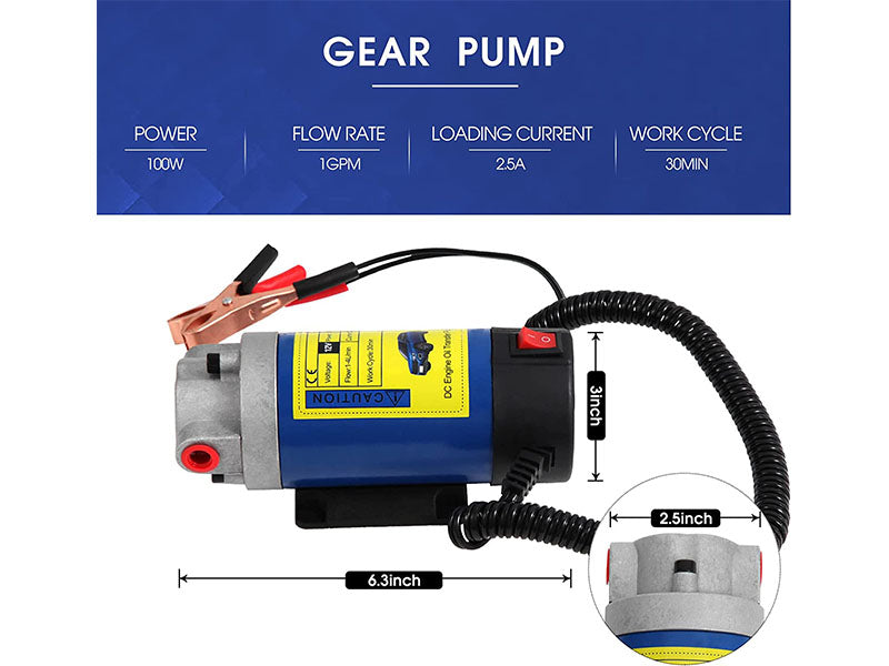Oil pump compact size