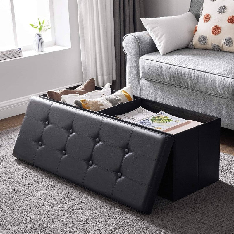 space saving storage bench
