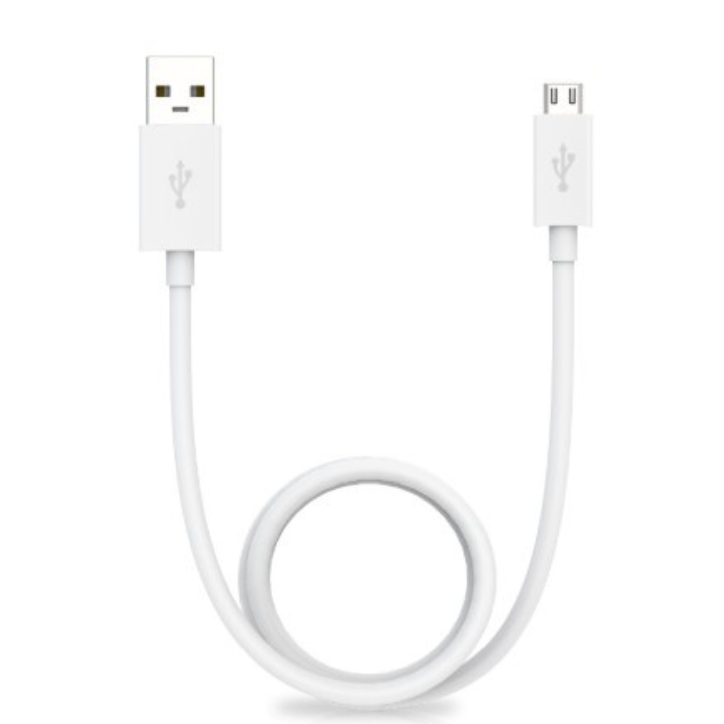 Charger Cable for Motorola Phones USB-A to micro-USB (White) 1m