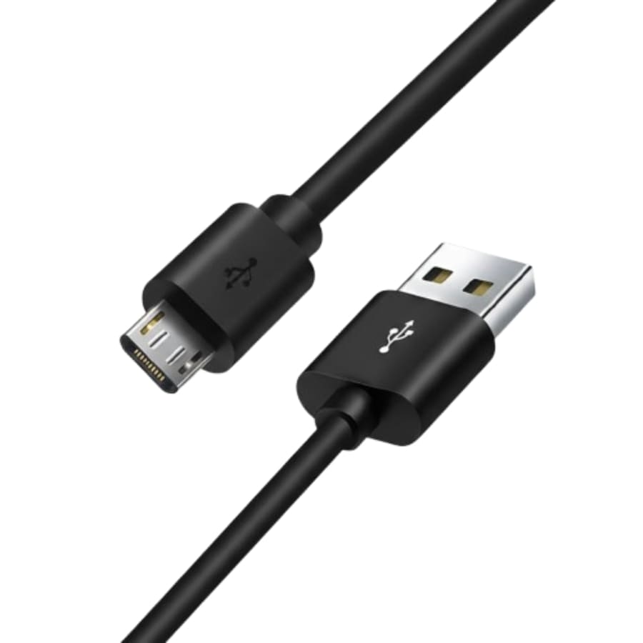 USB-A to Micro‑USB Charger Cable for LG SmartWatch – (G Watch / G Watch R / G Watch Urbane / Watch Sport) (Black) 1m