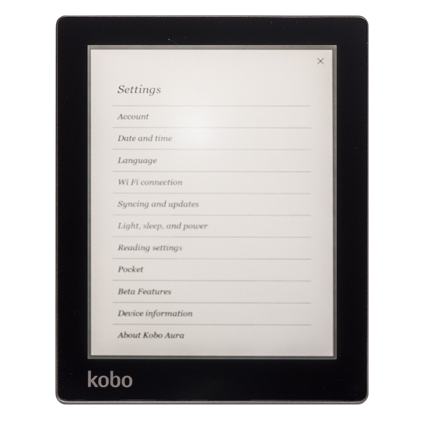 Hydrogel Screen Protector for Kobo eReader