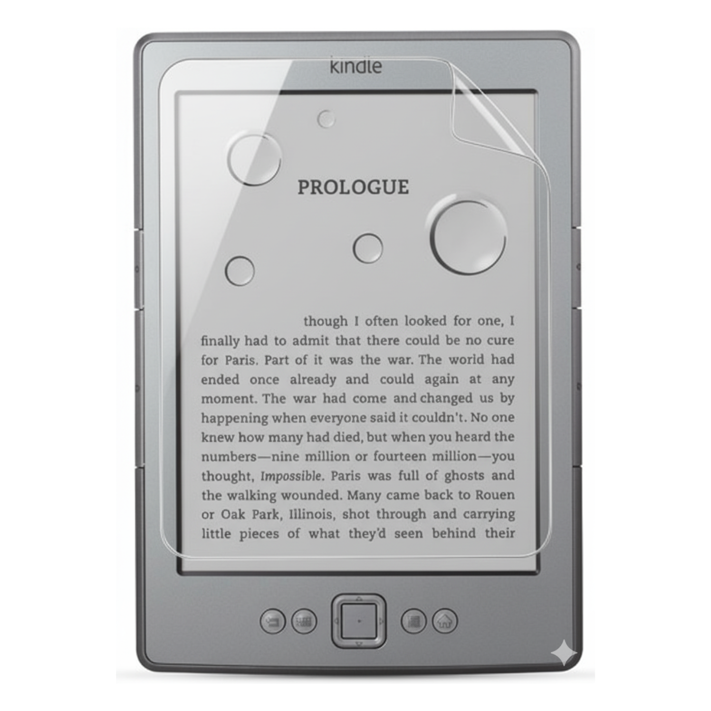 Hydrogel Screen Protector for Kindle 4 (Pack of 2)