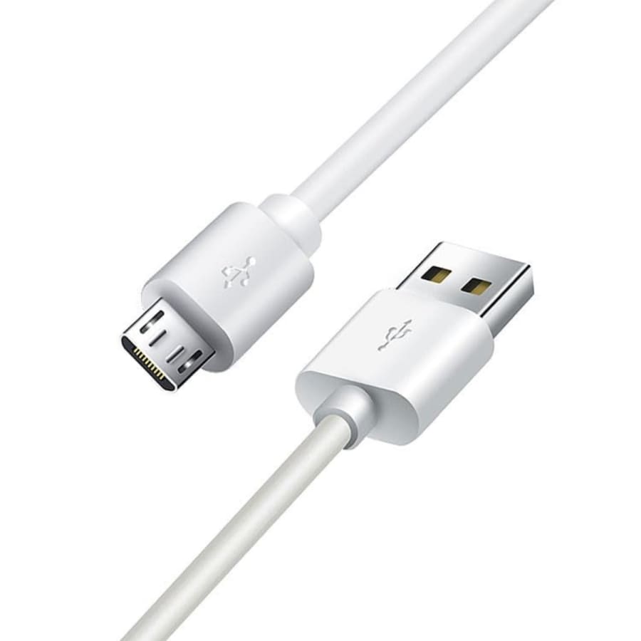 USB-A to Micro‑USB Charger Cable for LG SmartWatch – (G Watch / G Watch R / G Watch Urbane / Watch Sport) (White) 1m