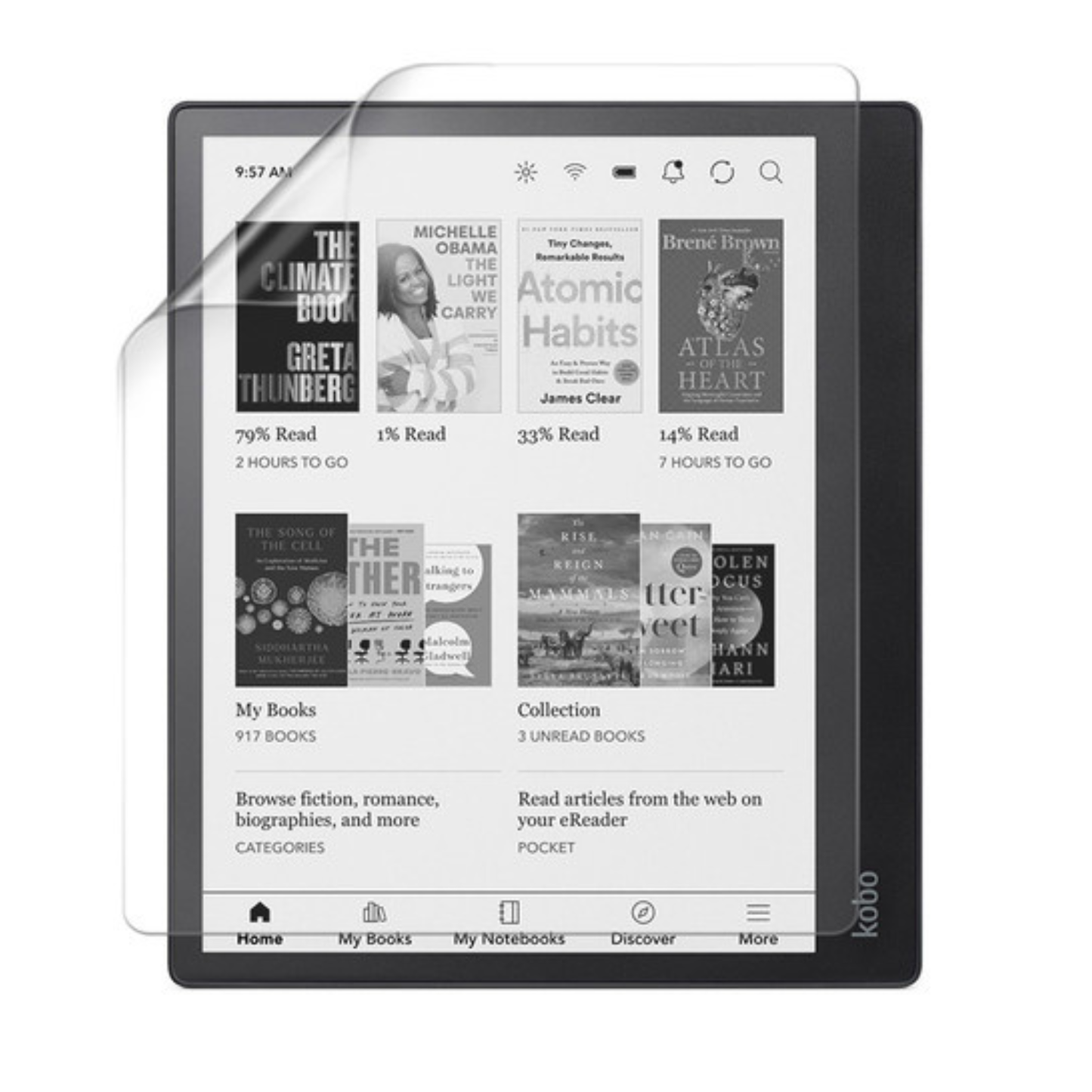 Hydrogel Screen Protector for Kobo Elipsa 2E (Pack of 2)