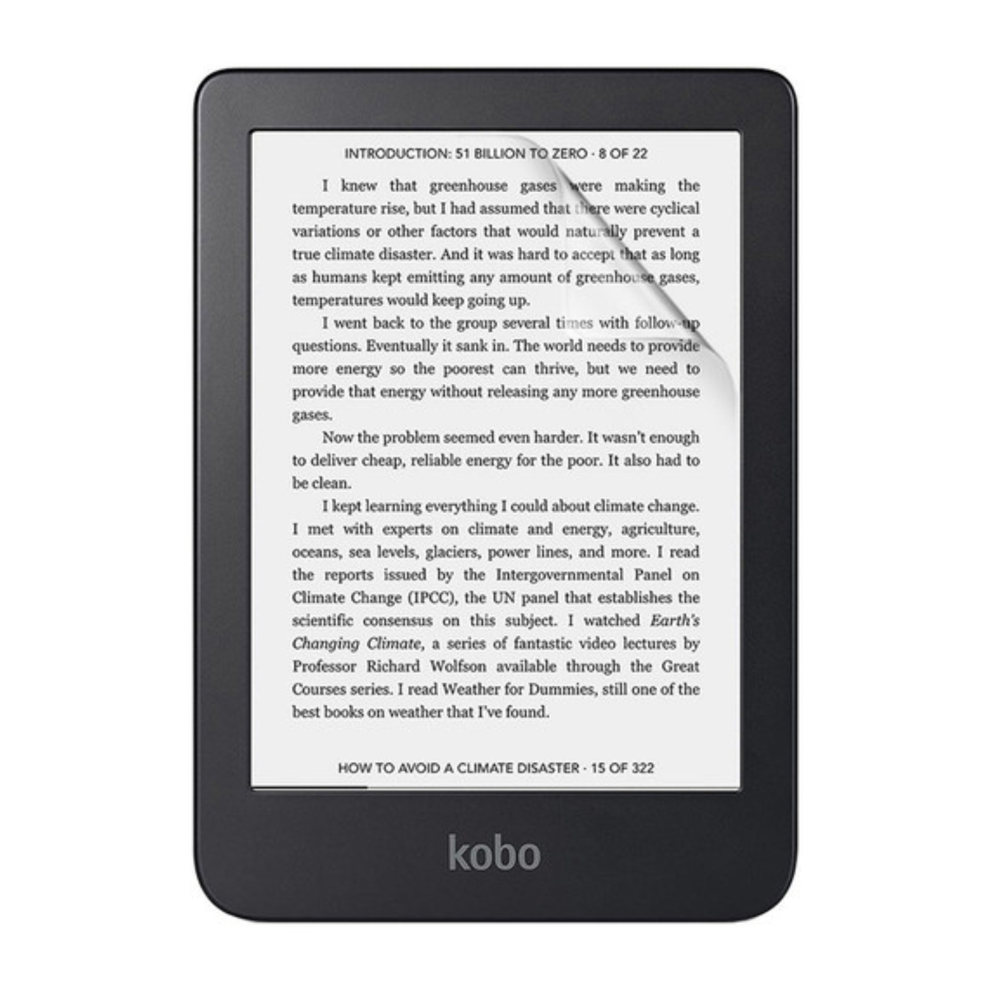 Hydrogel Screen Protector for Kobo Clara 2E (Pack of 2)