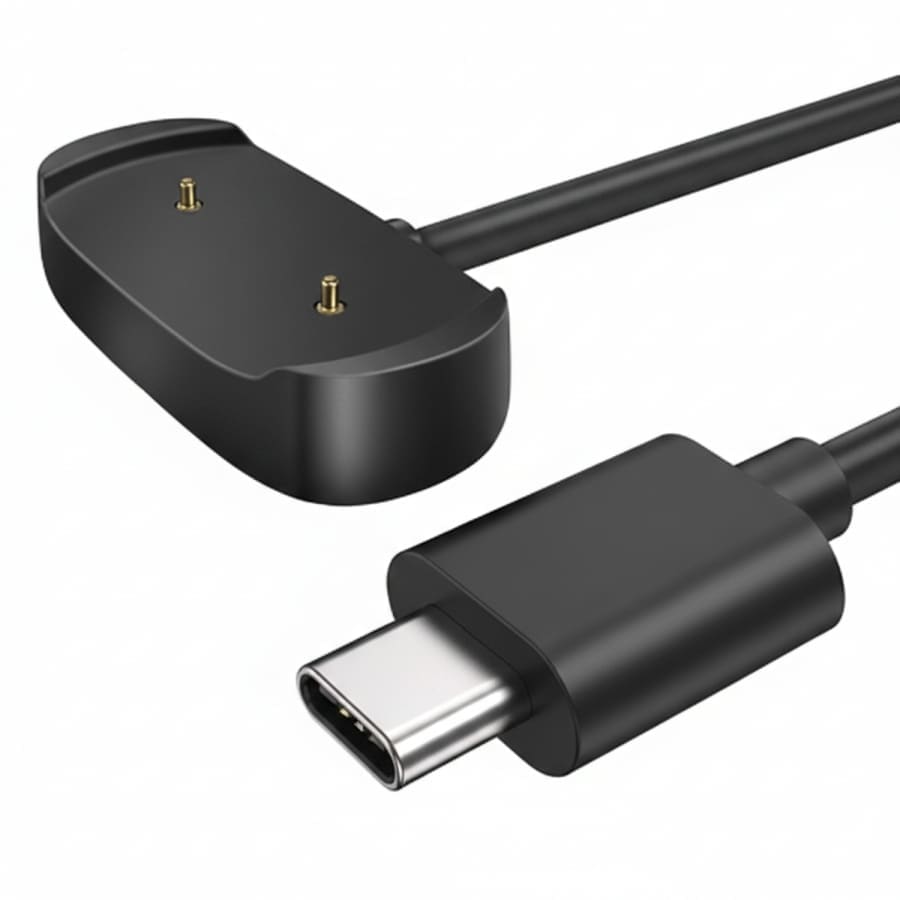 USB-C Magnetic Charger Cable for Amazfit Watch (GTR2/GTS2/Bip U/Bip 3) (Black) 1m