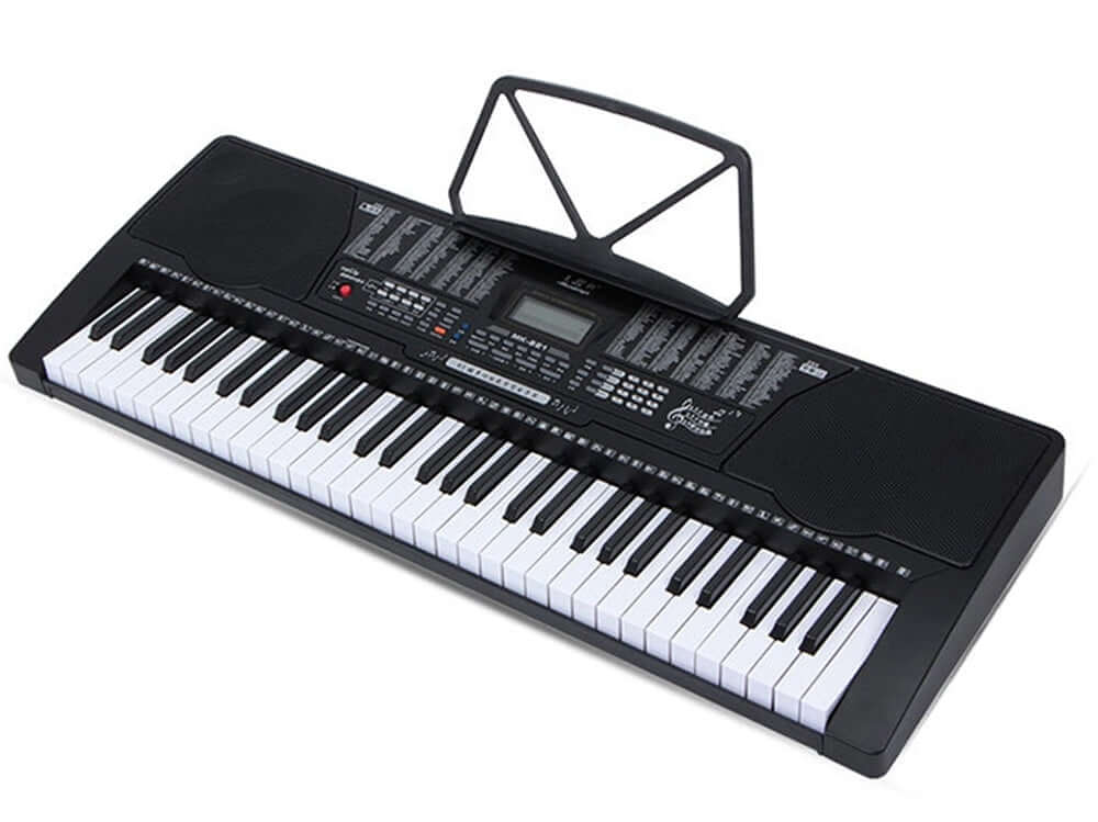 Keyboard piano with percussion features