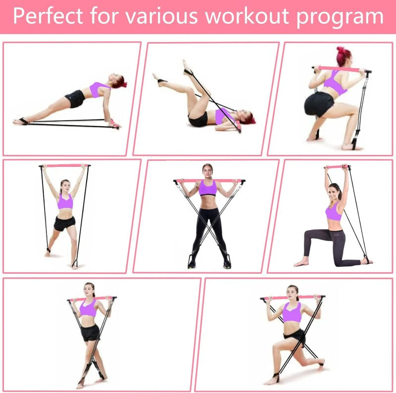 Portable Pilates workout equipment