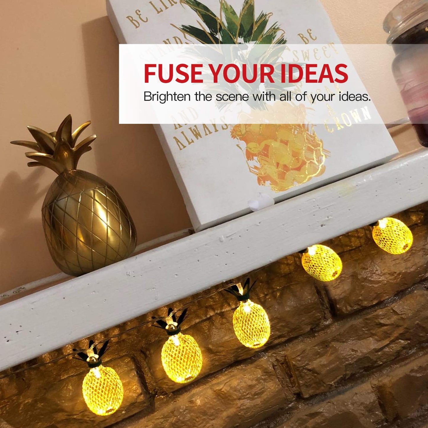 Solar Powered String LED Light Waterproof