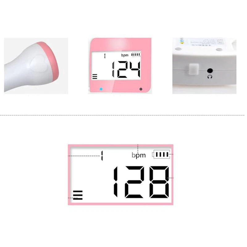 Medical Fetal Doppler Fetal Ultrasound Baby Heartbeat Home Detector - The Shopsite