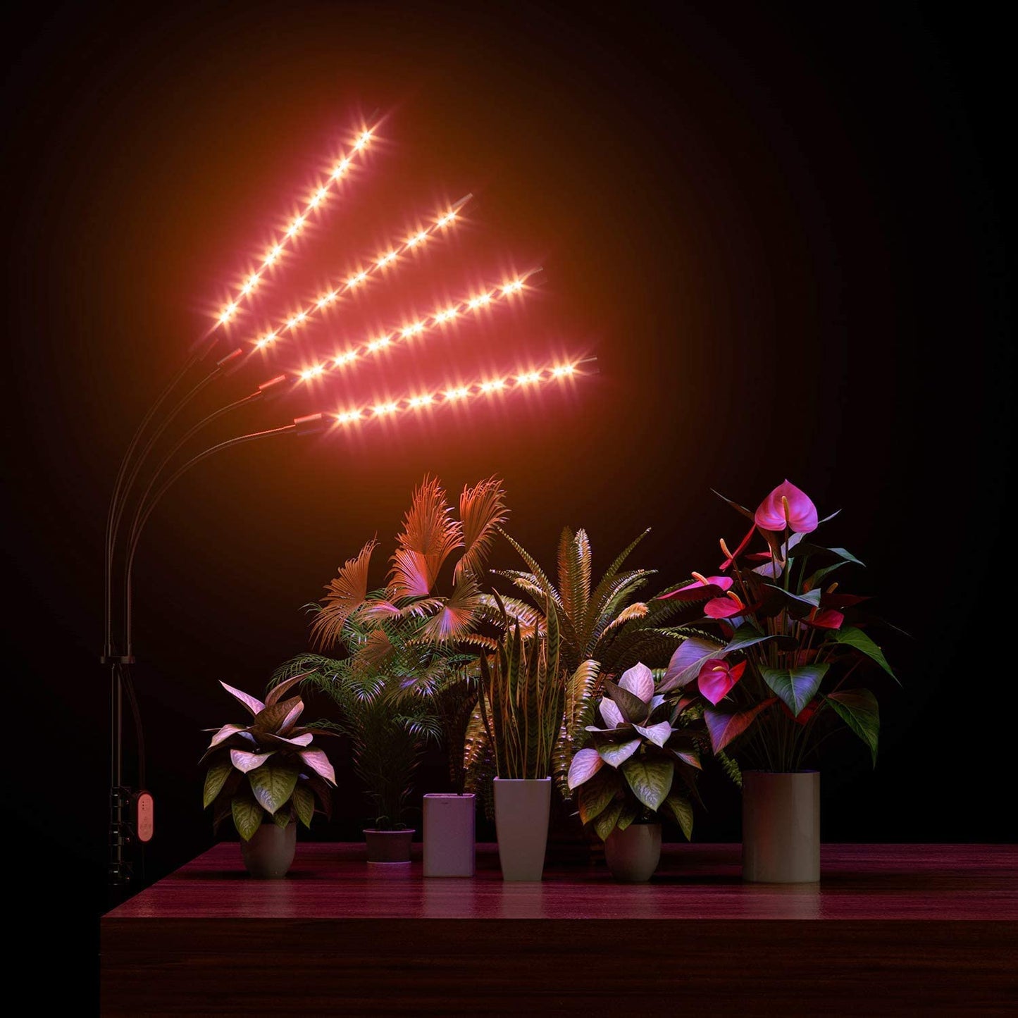 LED grow light with brightness control