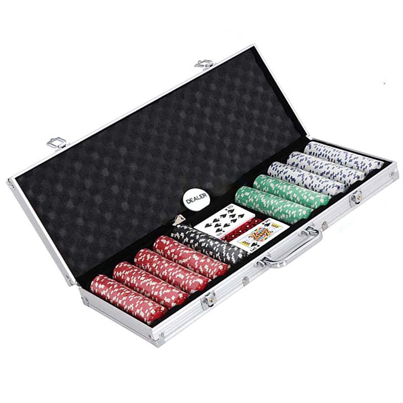 poker chip set for Texas Holdem