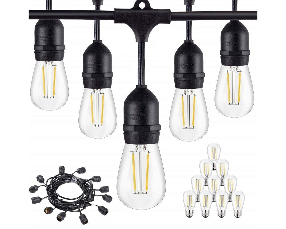 Festoon Light String Lights 20M 24 LED Bulbs