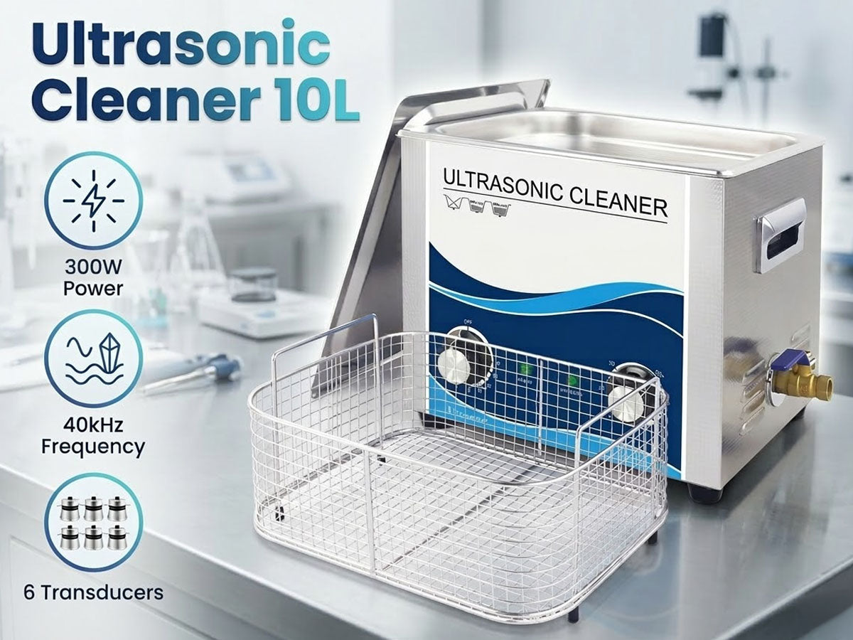 Ultrasonic Cleaner 10L Heated Ultrasonic