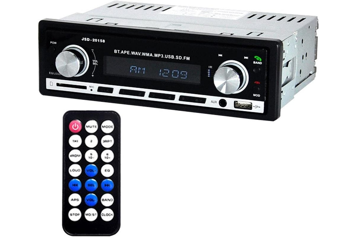 12V Car Stereo JSD-20158 12V Bluetooth Car Stereo FM Radio MP3 Audio Player
