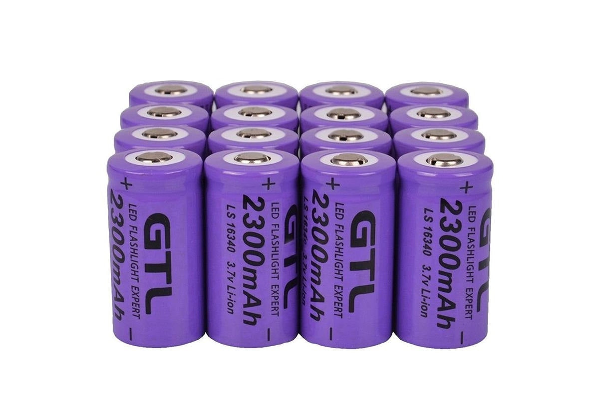 12 X 16340 CR123A Rechargeable Batteries for Arlo Cameras