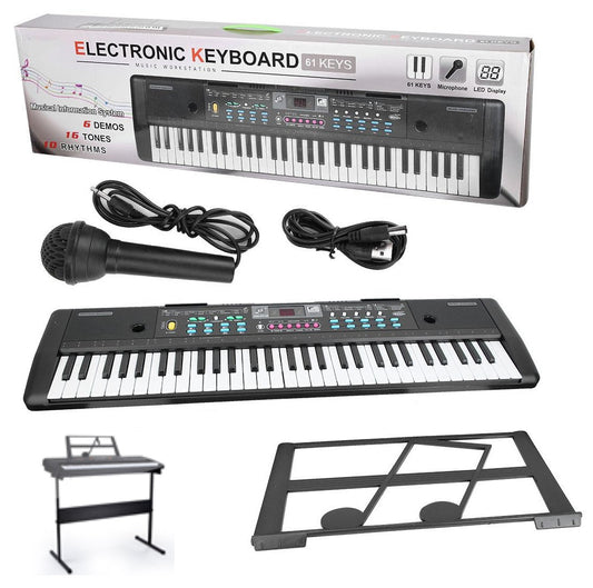Electronic Keyboard Piano and Piano Stand