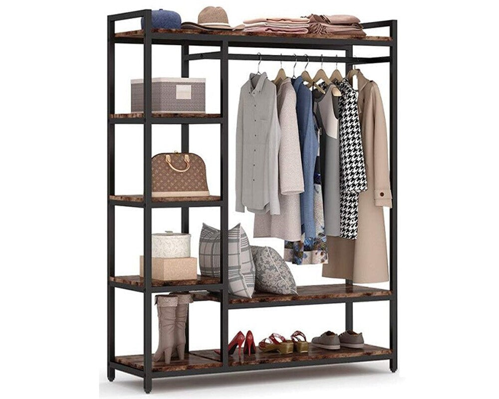 Metal Wardrobe Clothes Rack Clothes Organizer