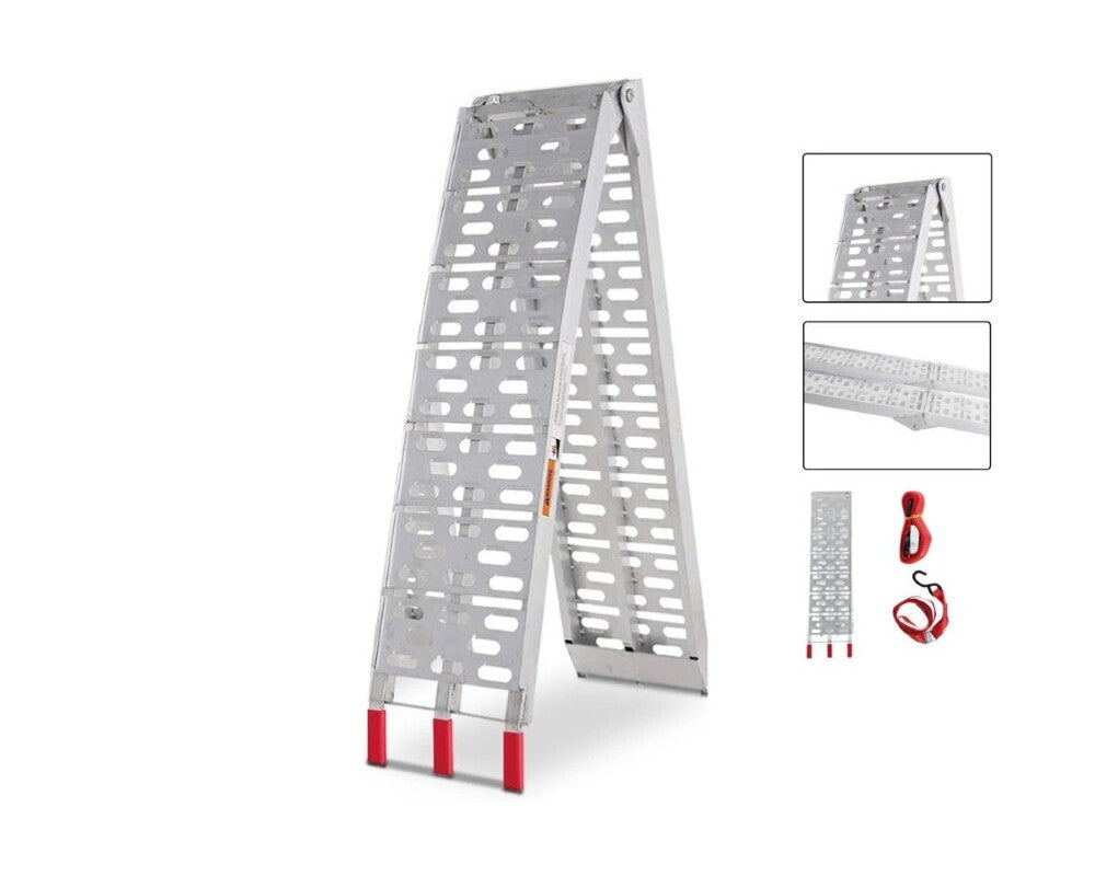 Aluminum Folding Ramp ATV Mower Loading Ramp