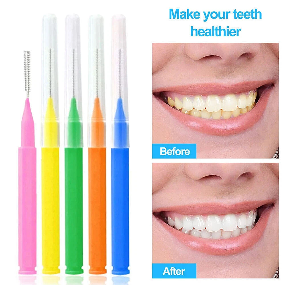 60Pcs X 1.5 mm Interdental Brushes Health Care Tooth