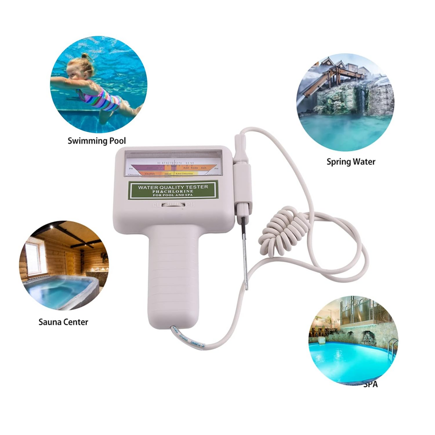 PH Meter Chlorine Tester Water Quality Tester