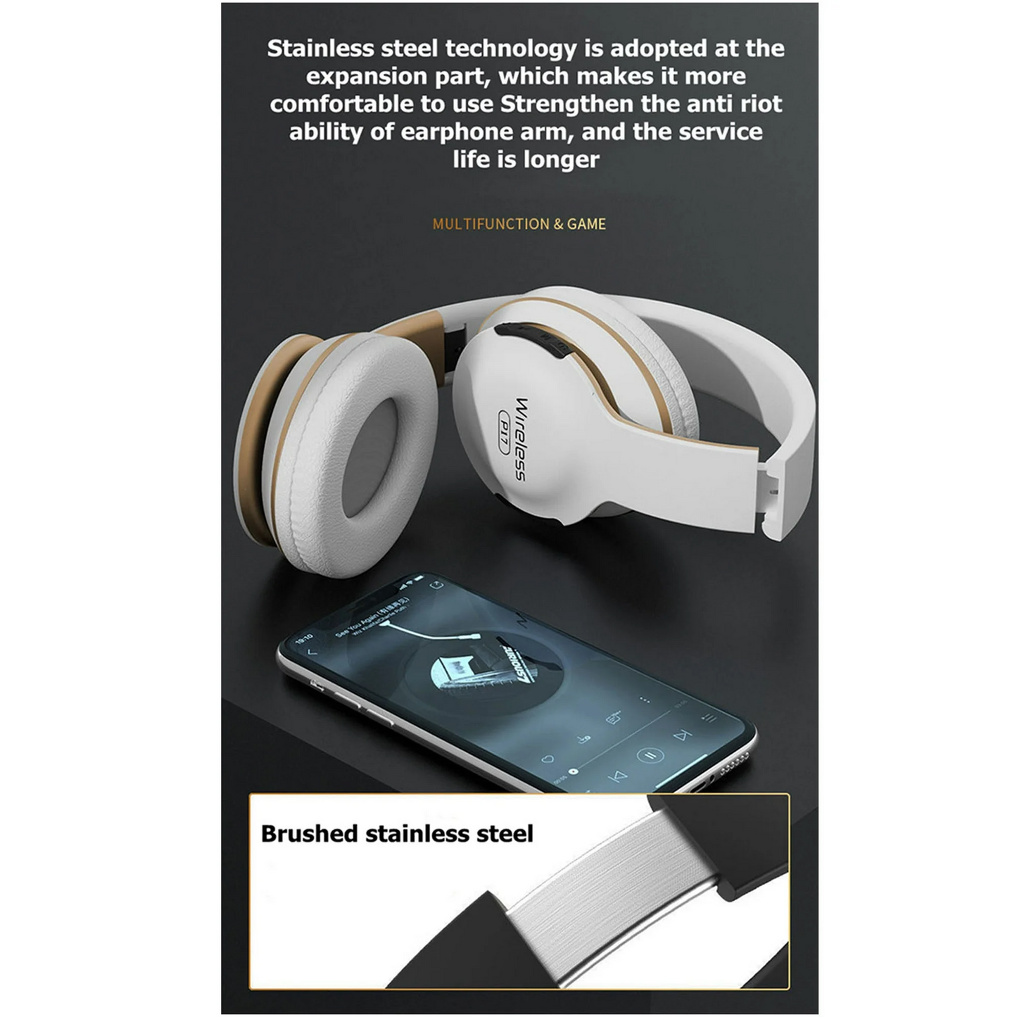 Bluetooth Headphones - Over-Ear Wireless Bluetooth Headphones