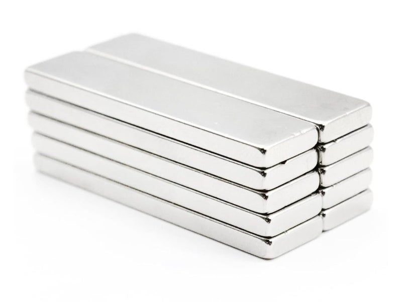 10Pcs Strong Neodymium Bar Magnets