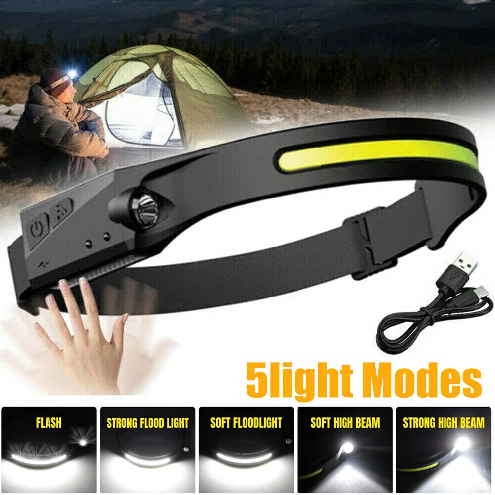 LED Head Torch Headlight Headlamp