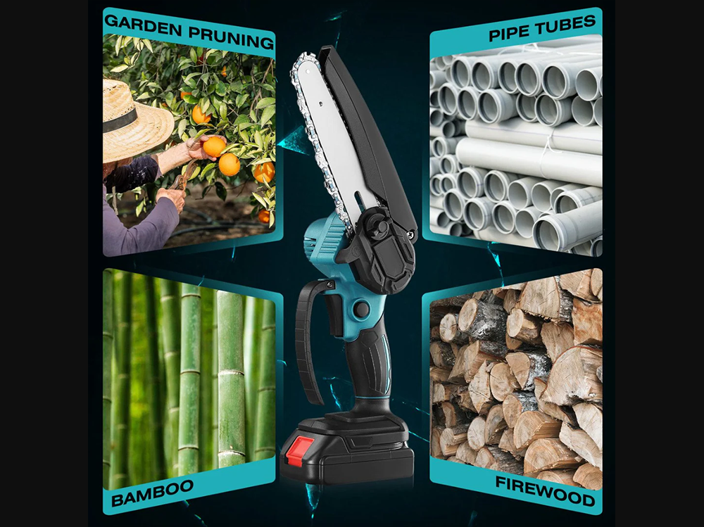 Mini Chain saw Cordless Power Chain Saws 4"