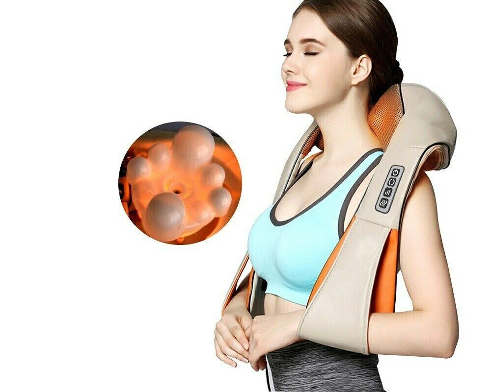 Neck Massager Shiatsu 3D Kneading Neck Shoulder Body Massager