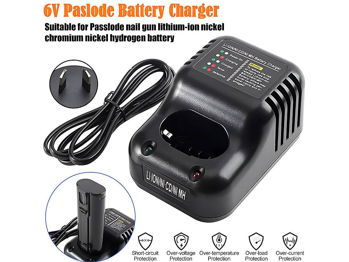 Paslod Battery Charger with 2 Batteries 2AH Aftermarket