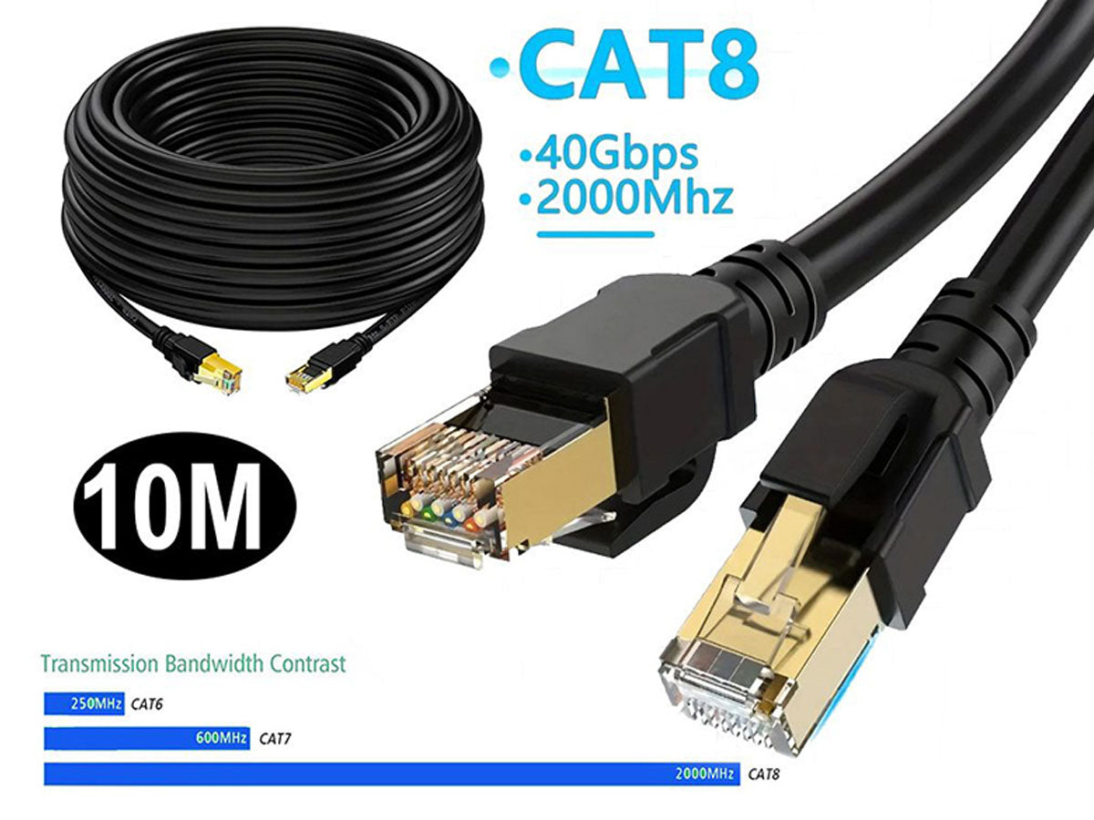 Lan cable Ethernet Cable 10m CAT8 Network Cable