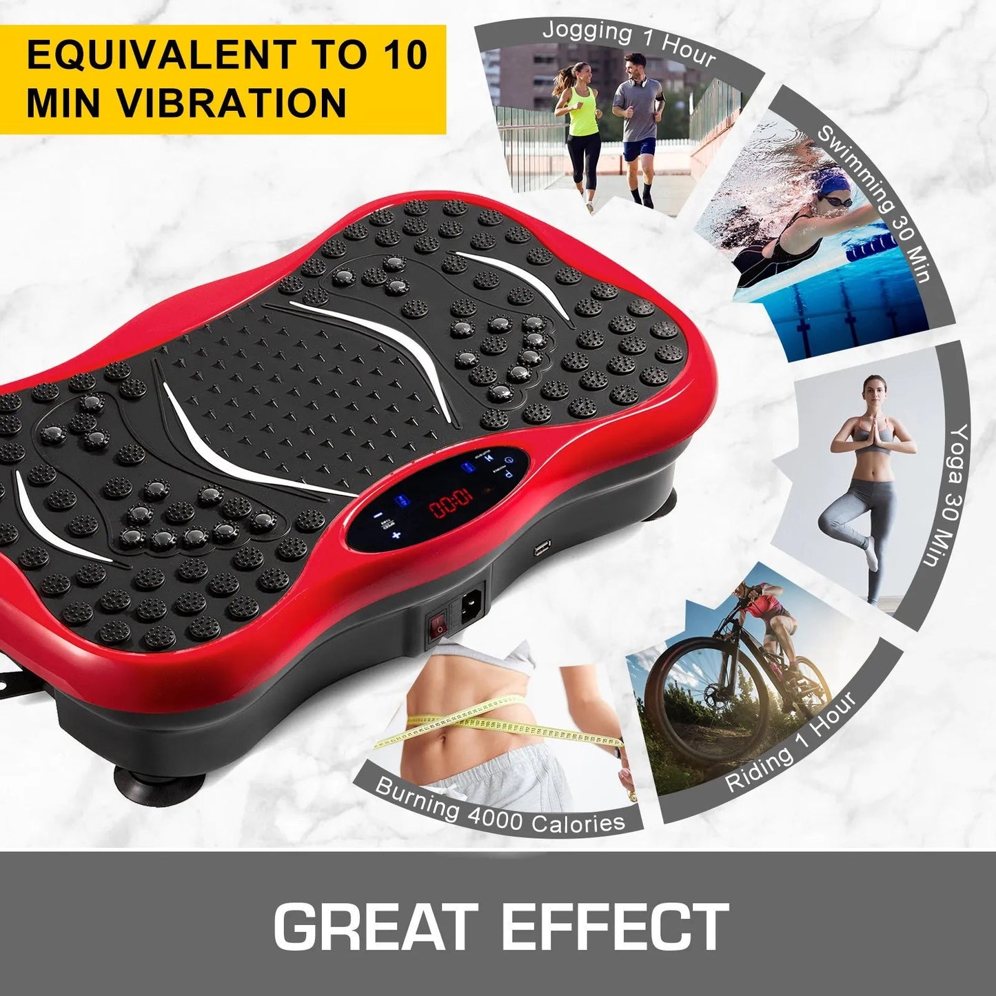Vibration Machine Platform - Exercise Vibrating Plate