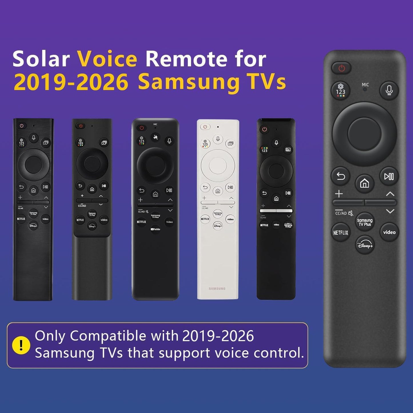 Solar Samsung TV Remote Repalcement