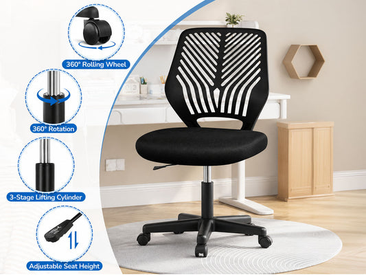 Office Chair, Adjustable Height, Swivel, Ergonomic