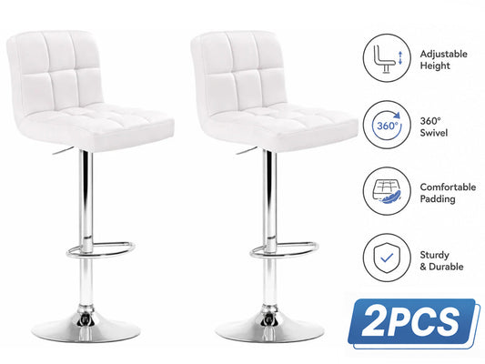 Bar Stool Height Adjustable Bar Stool Set of 2pcs